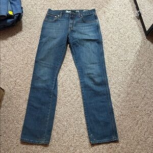 Wrangler Dark Blue Slim Straight Jeans